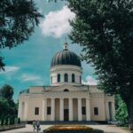 Nativity Cathedral in Cathedral Park in central Chișinău, Moldova