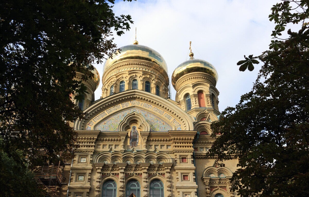 St Nicholas Naval Cathedral in Liepaja, Latvia